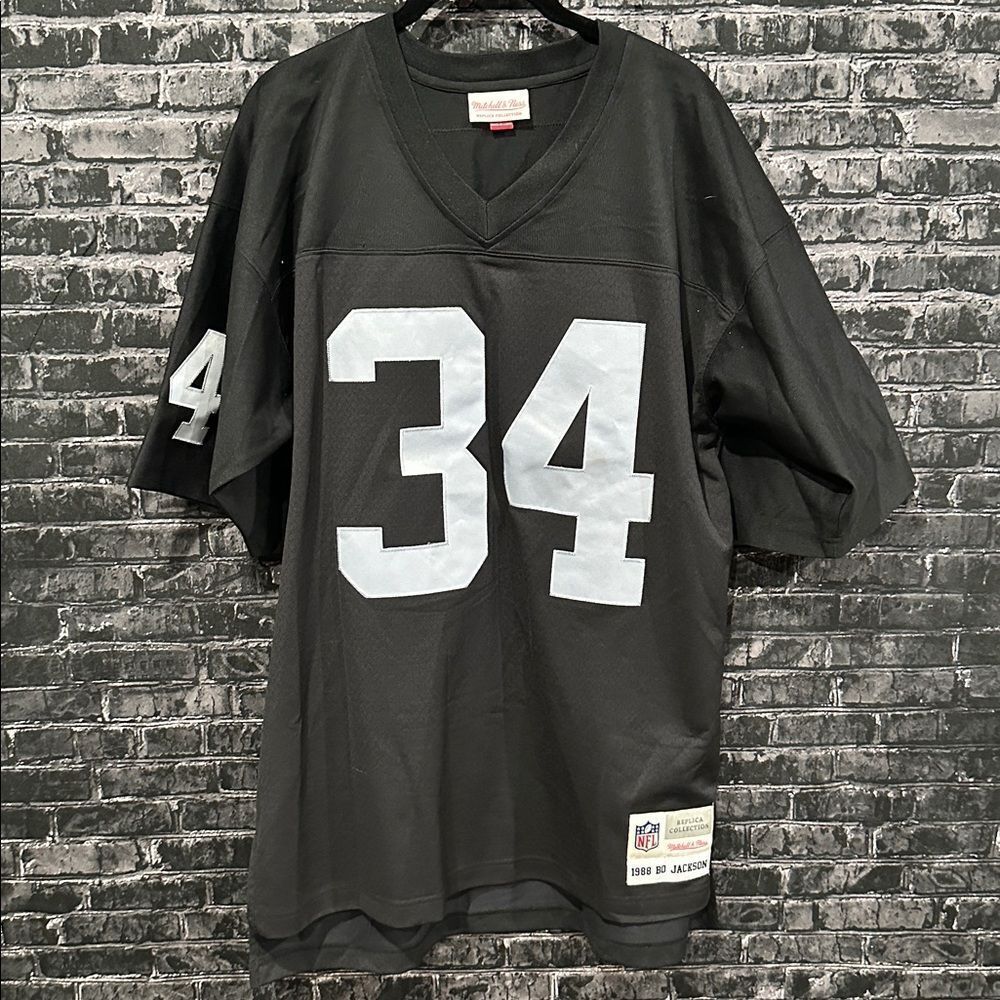 Mitchell & Ness Black NFL Replica Bo Jackson Jersey!